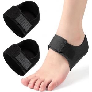 Kalanka-2 Pcs Protections De Talon Pour Fasciite Plantaire, Protège Talon Silicon, Coussinets De Talon Réglables, Protection Anti Douleur Du Talon, Coussinets De Talon En Gel Épais - Neuf
