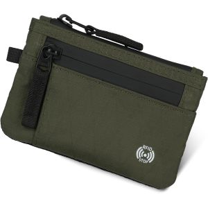 TRAHOO-Portefeuille Homme, Travel Portefeuilles et Porte-Cartes Portefeuille RFID, Portefeuille Portable pour Homme, Porte Monnaie avec Poign&eacute;e - Neuf