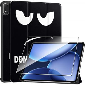 Coque pour OnePlus Pad 3 13.2"" Housse Protection Etui PU Cuir de Flip Case Cover + [1 Pi&iquest;&iquest;ce] Verre Tremp&iquest;&iquest; Protection &iquest;&iquest;cran [Veille/R&iquest;&iquest;veil Automatique] [Support Fonction] Grand ?il - Neuf