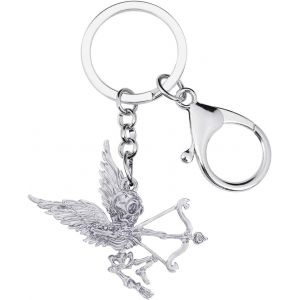 KAL-Porte-Clés Faucheuse Halloween Tête De Mort Skull Porte-Clés En Alliage De Zinc Porte-Monnaie Pour Femme Hommes Fille Cadeau - Neuf