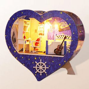 1set Bricolage Chalet Assemblable D&eacute;coratif En Plastique Bricolage Cabane Petite Maison Pour Leisure_B - Neuf