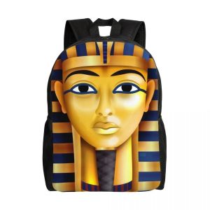 Sac à dos personnalisé du pharaon de l'Égypte ancienne, sac à dos Toutankhamon, pour hommes et femmes, étanche, pour l'école, le collège, l'Égypte, avec impression - Neuf