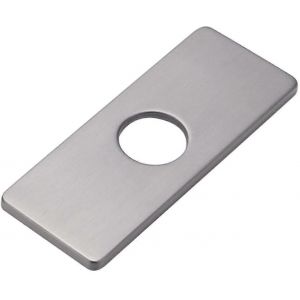 Plaque de trou d'évier de cuisine compatible avec robinet de salle de bain,lavabo,rosace de robinet en nickel brossé - Neuf