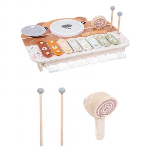 Ensemble de batterie xylophone, jouet sensoriel pour garçons et filles de 3, 4, 5 et 6 ans, préscolaire - Neuf