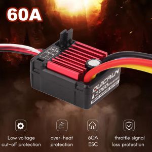 HobbyWing QuicRun 1060 60A contrôleur de vitesse électronique brossé ESC pour voiture 1/10 RC - Neuf