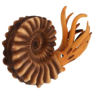 Simulation d'animaux marins, figurine décorative, jouet éducatif pour enfants, 14 x 7,5 x 3 cm, couleur marron, 1 pièce - Neuf