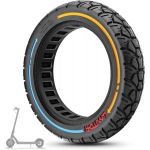 9.5 X 2.125 Solid Tyre For Electric Scooter, Solid Tyre For Xiaomi M365, Compatible With Front And Rear Wheels, Scooter 9.5 X 2.125 Solid Off-Road Tyre (Card Slot 36 Mm) - Neuf