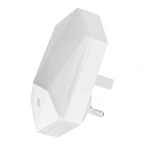 HJLIAN Veilleuse LED blanche pour chambre, salon, couloir, cuisine (90 V-240 V), prise britannique - Neuf