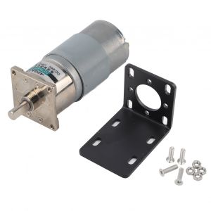 Micro-moteur a engrenages CC XD-42GA775, grande torsion, vitesse reglable, avec support (600 tr/min, 24 V) - Neuf