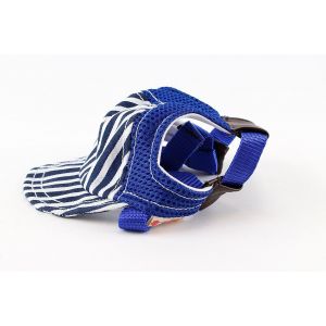 Casquette De Baseball Tendance Pour Chien Blue-S, Protection Solaire Estivale, Pour Petits, Moyens Et Grands Chiens - Neuf