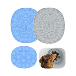 Calme Et Saveur- Tapis À Lécher Au Beurre De Cacahuète Pour Chiens ¿ Soulage L'anxiété Et Alimentation Lente Saine Pour Le Toilettage Et Les Repas - Neuf
