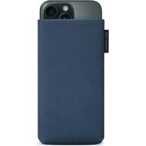 Kalanka-Classic Recycled Bleu Housse De Protection Compatible Avec Iphone 16 Pro Max 2024, Tissu De R-Pes Moderne Et Durable. Fabriqu&eacute; En Europe - Neuf
