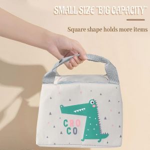 Sac à lunch isotherme fille enfant en bas âge, sac à lunch isolé, boîte à lunch pour enfants, mini sac isotherme pour enfants à déjeuner, sac à lunch polyvalent pour femmes, pour le transport de nourriture ((Pola - Neuf