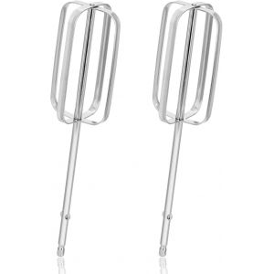 2pcs Hand Mixer Accessories,Stainless Steel Hand Mixer Attachments Electric Mixer Parts for Hamilton Beach Hand Mixer 62682RZ 62692 62695V 64699 (4 Sticks) - Neuf