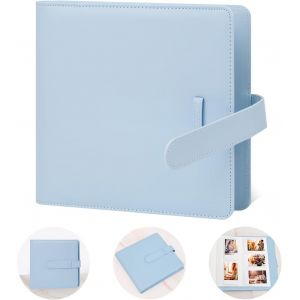Album Photo De Poche 360 Pour Instax Mini 12 11 9 8+ 8 99 40 Appareil Photo Instantan&eacute;, Pour Les Photos Instantan&eacute;es Polaroid Snap/Pic-300/Z2300/Socialmatic Et Les Imprimantes Zip(Bleu)[L87] - Neuf