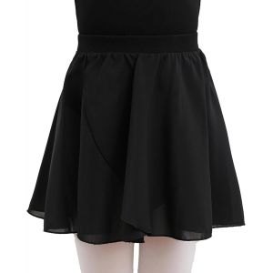 Cauc-Jupe De Ballet Pour Filles Jupe De Danse &Agrave; Enfiler Avec Ceinture &Eacute;lastique Pour Filles Et Femmes - Neuf