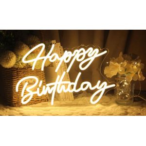 Led N&eacute;on Signe Veilleuse Pour Mur F&ecirc;te D&eacute;cor Chambre Chambre Bar Mariage Maison Anniversaire Art D&eacute;coration No&euml;l Avec Usb Cha&icirc;ne Lumi&egrave;re Modulateur 5 V - Neuf