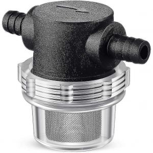 Crépine de pompe à eau,tuyau cannelé 3/8 pouce Crépine en ligne Filtre de pulvérisation à tuyau vissé pour pompe à eau 12V DC 80PSI Camper-xdd - Neuf