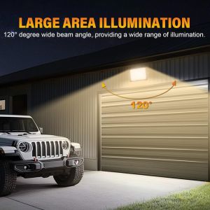 Tianyi-50w Projecteurs Led Extérieur, 5000lm Spot Led Extérieur Avec Prise, Étanche Éclairage De Sécurité Projecteur Led Lampe De Patio, Jardin, Garage, Terrasse, 3000k Blanc Neutre - Neuf