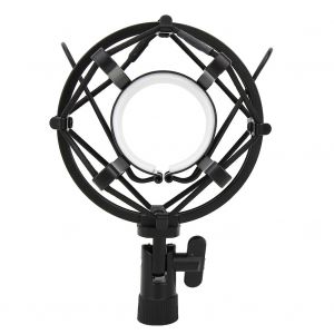 Support de microphone antichoc a clip, suspension anti-vibrations, haute isolation, enregistrement en studio - Neuf