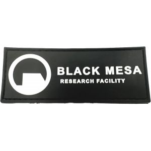 Kalanka-Black Mesa Research Facility Patch En Pvc Pour Airsoft Paintball Cosplay Fan Patch (Noir) - Neuf
