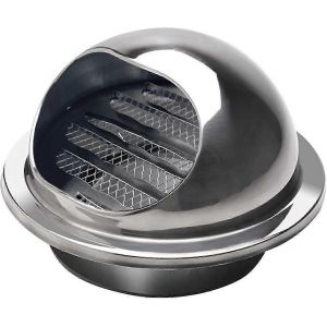 Couvercle de ventilation avec grille en acier inoxydable - Neuf