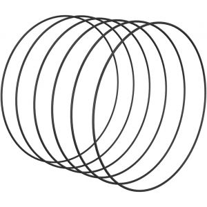 SJZG-Lot De 6 Anneaux En M&eacute;tal Noir De 30 Cm Pour Couronne De Mariage Et D&eacute;coration Murale - Neuf