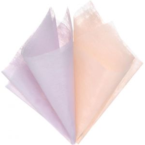 96 Feuilles De Papier D'emballage De Fleurs Cor&eacute;ennes En Coton - Papier D'emballage Floral Imperm&eacute;able Papier D'emballage De Bouquet Appliquer &Agrave; L'emballage (30x30cm, Violet+Rose) - Neuf