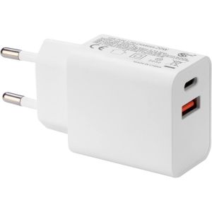 - Pp4829 Chargeur T&eacute;l&eacute;phone Portable 2 Ports Usb A+C - Adaptateur Secteur Usb 2a, 2.22a, 3a, 1.5a, 1.67a- Chargeur Usb Charge Rapide - Chargeur Smartphone Blanc - Adaptateur Usb C [Cha8222734] - Neuf