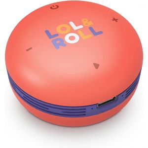 Kids Speaker (Technologie sans Fil Bluetooth 5.0, Music Share, Contr&ocirc;le du Volume, 5 W) - Orange - Neuf