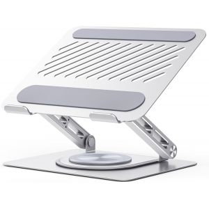 acdsgd-Support Ordinateur Portable Rotatif 360 Degr&eacute;s Support PC Portable Bureau R&eacute;glable Pliable Ergonomique Refroidissement Laptop Stand 10 &agrave; 17,3 Pouces Compatible avec MacBook Air Pro Dell - Neuf