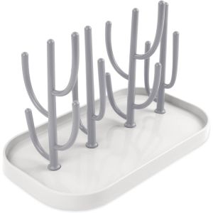 Kalanka-S&eacute;choir &Agrave; Biberons,Egoutte-Biberons Arbre Avec Bac &Agrave; Eau Amovible Pour Biberon,Couverts,T&eacute;tines Gobelets(Gris) - Neuf