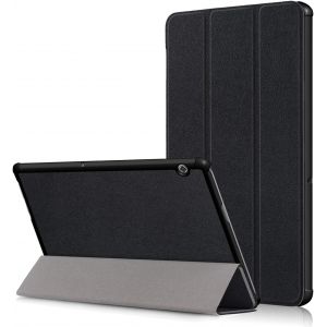 ELVORIX-Slim Fit PU Cuir &Eacute;tui Housse Coque avec Support Ultra-Mince et L&eacute;ger pour Huawei Mediapad T5 10 10.1 Pouces - Neuf