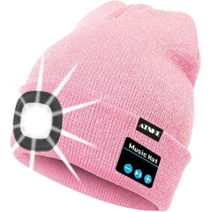 Led Bluetooth Bonnet Lumineux, Rechargeable Usb Rechargeable Musical Running Chapeau Ultra Lumineux 4 Led Lampe Étanche Utilisation Lumière Pour Ski Randonnée Camping Vélo - Neuf