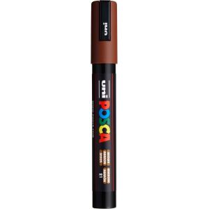 Marqueur Peinture Posca Pc-5m, Marron - Par 1 - Marqueur De Laque,[Z836] - Neuf