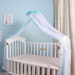 Kal-Moustiquaire Ciel De Lit Bébé Tente De Lit De Bébé Moustiquaire Dôme Bébé Enfant Couverture De Moustiquaire Pliable Pour Nouveau-Né Moustiquaire Infantile Universelle L'intérieur De Plein Air - Neuf