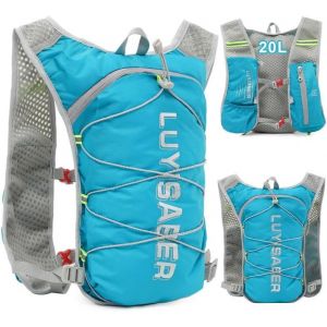 2.5l Sac À Dos Hydratation,Sac À Dos De Course Ultraléger,Sac À Dos De Vélo,Ajustables À Taille Sac À Dos D'eau Avec Design Réfléchissant Pour Femme Homme Marathon Randonnée.[T181] - Neuf