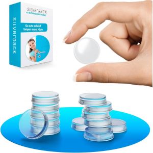 Yujtg-® Butée De Porte Murale Auto-Adhésive Blanc [12 Pièces] Door Stopper, Protection Poignee Porte Et Cale Porte Pour Un Arrêt De Porte Optimal Bloque Porte Parfait Pour Meubles & Por - Neuf