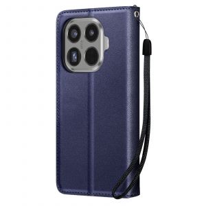 &Eacute;tui Portefeuille pour Xiaomi 15T Pro avec Dragonne et Porte-carte Bleu nuit - Neuf