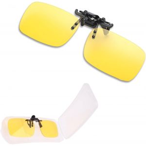 Chicslick-Lunettes De Conduite De Nuit &Agrave; Clipser, Lunettes Polaris&eacute;es &Agrave; Clipser, Feux De Route R&eacute;duits, Anti-Reflets Des Phares Pour Homme Et Femme, Vision Haute D&eacute;finition, Pour Conduite, Course[X1596] - Neuf