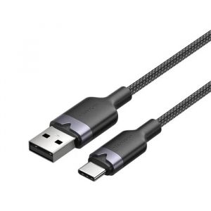 C&acirc;ble De Charge Rapide Usb 2.0 A Vers Usb-C 3a Pour T&eacute;l&eacute;phones 1 M - Neuf