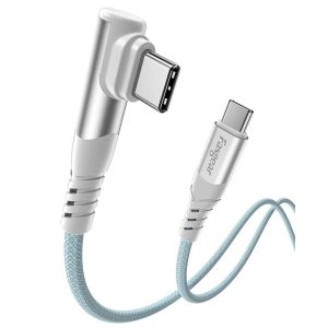 KAL-C&acirc;ble Usb C Vers Usb C 100 W U2013 1 Lot De 0,9 M Usb 2.0 De Type C Vers Type C Pd 5 A Charge Rapide &Agrave; Angle Droit Compatible Avec Sam-Sung Galaxy Tab S3|Surface Go|Mac-Book Air 2020|Dell Xps 13 - Neuf