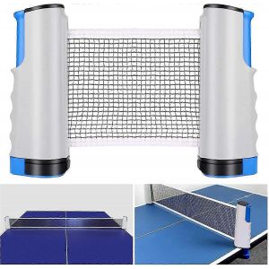 Filet De Ping-Pong Nirvana,Filet De Tennis De Table Rétractable Ping Pang Net Filet De Tennis De Table Portable Réglable Pour L'intérieur Et L'extérieur,Gris - Neuf