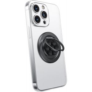 Anneau Telephone Portable pour MagSafe R&eacute;glable &agrave; 360&deg;, Ventouse Telephone Portable Support T&eacute;l&eacute;phone pour Vid&eacute;os TikTok et Selfies, Compatible avec S&eacute;ries iPhone 16/15/14/13/12 (Bleu) - Neuf