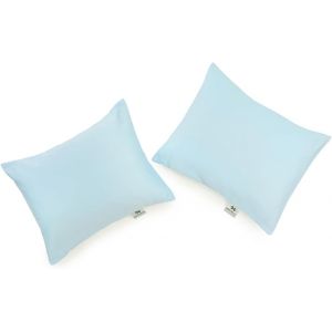 Kalanka-Lot De 2 Housses De Coussin Pour Coussin De B&eacute;b&eacute; 30 X 40 Cm, La Taie D'oreiller Est Compos&eacute;e &Agrave; 100% Satin De Coton. - Neuf
