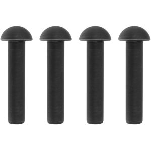 Lot de 4 goupilles de charni&egrave;re de porte de po&ecirc;le &agrave; bois en acier de 3/8 x 1-3/4 pouces Compatible avec Fisher Charni&egrave;res en acier solide - Neuf