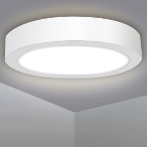 KAL-Plafonnier Led 36W, 2600Lumen 4200K Blanc Naturel, Luminaire Plafonnier Ronde Pour Salon Chambre Cuisine Salle De Bain Couloir 30X30 Cm, Non-Dimmable - Neuf