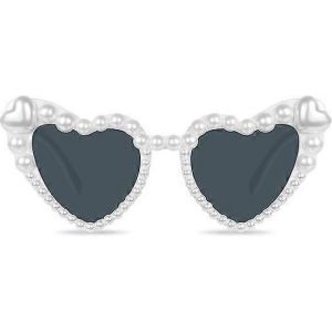 Lunettes De Soleil En Forme De Coeur Pour Les États-Unis,Fournitures De Cadeau De Mariée À La Fête,Protection Uv400 Chat E Également Des Lunettes De Mode Pour Notre Séance Photo De Voyage Fête D'été - Neuf