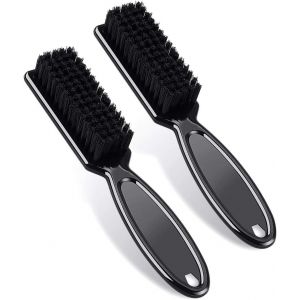 2pcs Brosse De Nettoyage, Brosse De Nettoyage De Lame, Brosse &Agrave; Ongles En Nylon, Tondeuse, Brosse De Nettoyage De Coiffure, Outil De Tondeuse &Agrave; Cheveux - Neuf