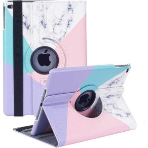 Étui Rotatif Pour Ipad 9,7"" 6ème Génération, 5ème Génération/Ipad Air 2/Ipad Air ¿ Support Rotatif À 360 Degrés Housse De Protection Avec Mise En Veille Automatique Pour Ipad 9.7 2018 2017 (.[F4329] - Neuf